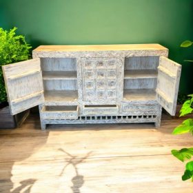 k82 7082 indian furniture unique sideboard open