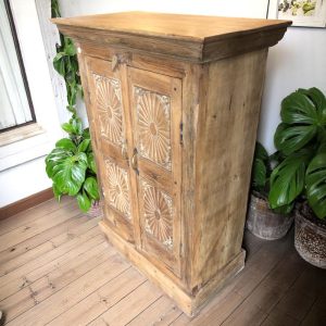 k82 7093 indian furniture sunburst door cabinet main