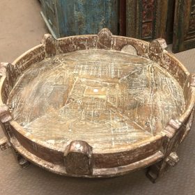 k82 7105 indian furniture 'chakki' table above