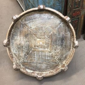 k82 7105 indian furniture 'chakki' table on its side