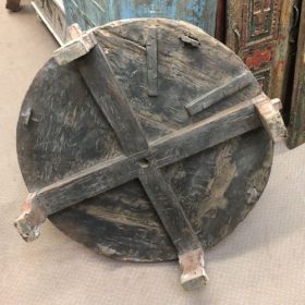 k82 7105 indian furniture 'chakki' table underneath