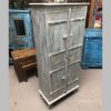 k82 7126 indian furniture slim dove grey cabinet main
