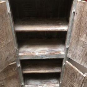 k82 7126 indian furniture slim dove grey cabinet inside