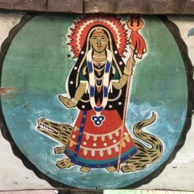 k82 7154 a indian furniture vintage wooden panels centre