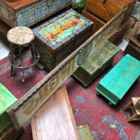k82 7154 a indian furniture vintage wooden panels above
