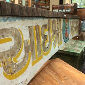 k82 7154 a indian furniture vintage wooden panels left close