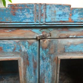 k82 7164 indian furniture original vintage cabinet top lip