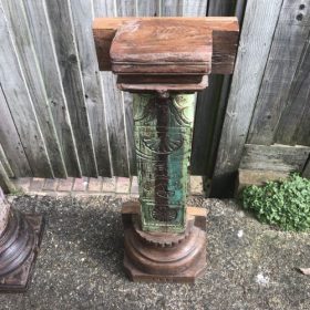 k82 7198 h a indian furniture 'half pillar' stand top