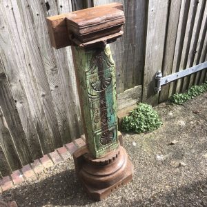 k82 7198 h a indian furniture 'half pillar' stand main