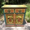 k82 7217 indian furniture charming painted cabinet main