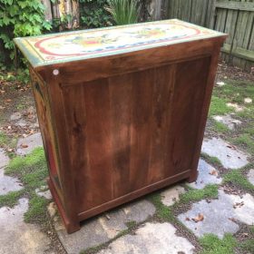 k82 7217 indian furniture charming painted cabinet back