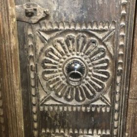 k82 7220 indian furniture carved doored mirror details
