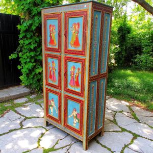 Blue And Red Cabinet