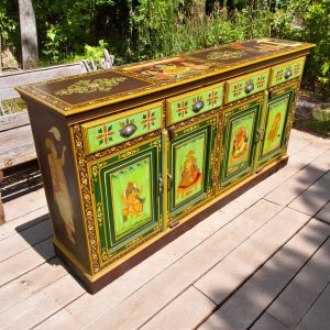 Painted Green Sideboard