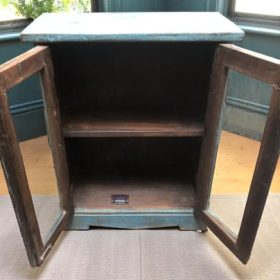 k82 7239 indian furniture small glass door cabinet open