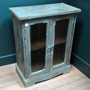 k82 7239 indian furniture small glass door cabinet main