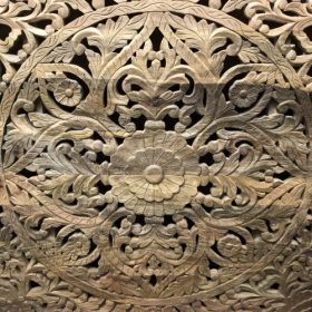k82 7407 natural indian furniture stunning hand carved panel close