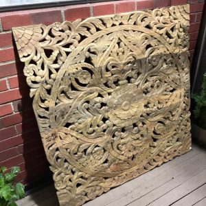 k82 7407 natural indian furniture stunning hand carved panel main