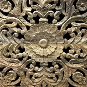 k82 7407 natural indian furniture stunning hand carved panel details