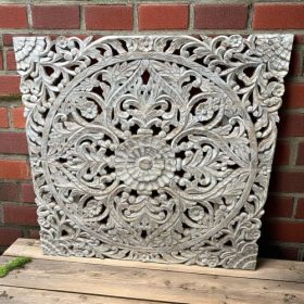 k82 7407 white indian furniture stunning hand carved panel front