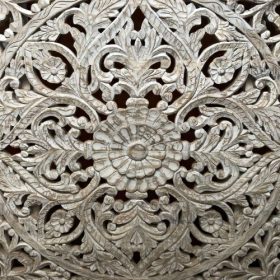k82 7407 white indian furniture stunning hand carved panel close