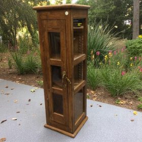 kh27 41 indian furniture slim teak cabinet right