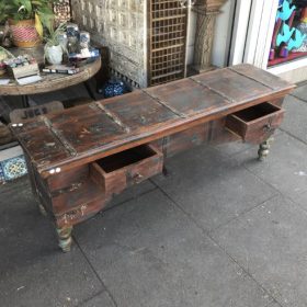 k82 4895 b indian furniture low console tables benches open