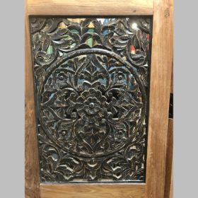 k82 4900 indian furniture room divider (screen) detail black