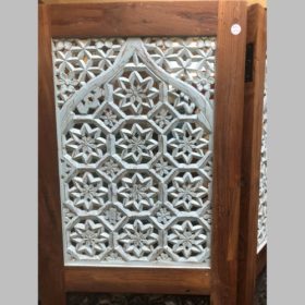 k82 4900 indian furniture room divider (screen) detail blue