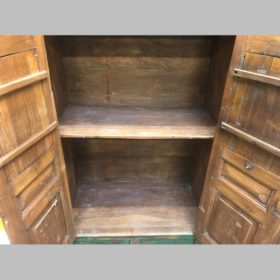 k82 7045 indian furniture cabinet with a tiled top inside