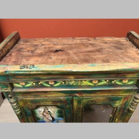 k82 7045 indian furniture cabinet with a tiled top