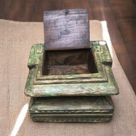 k82 7083 a indian accessory gift old vintage pillar bases main
