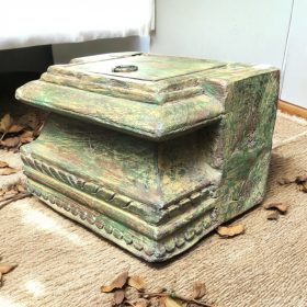 k82 7083 a indian accessory gift old vintage pillar bases left