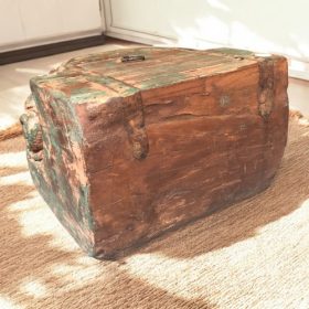 k82 7083 c indian accessory gift old vintage pillar bases back