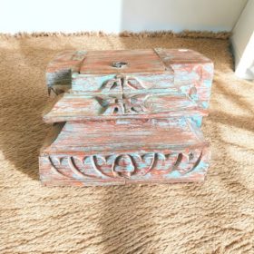 k82 7083 d indian accessory gift old vintage pillar bases front