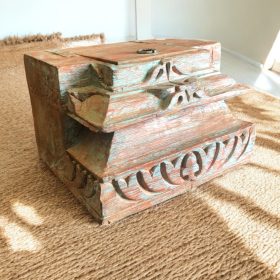 k82 7083 d indian accessory gift old vintage pillar bases main