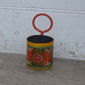 kh28 146 indian accessory gift small colourful iron pots factory