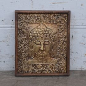 kh28 164 indian accessory gift metal foil buddha panels factory