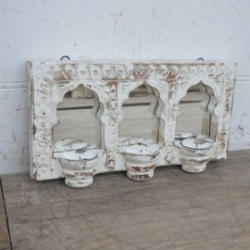 kh28 218 indian accessory gift stunning triple mirrors white factory