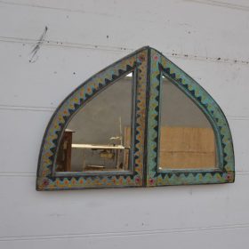 kh28 230 indian furniture hand painted arch mirror factory