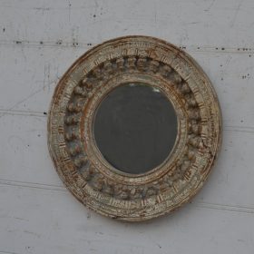 kh28 252 indian furniture circular spindle mirror factory