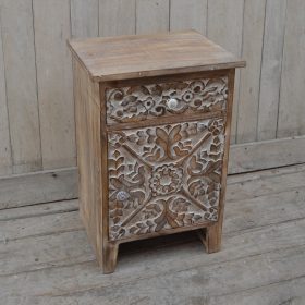 kh28 m 12723 indian furniture mango wood bedside cabinet factory