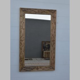 kh28 m 23036 indian furniture wooden honeycomb mirror factory