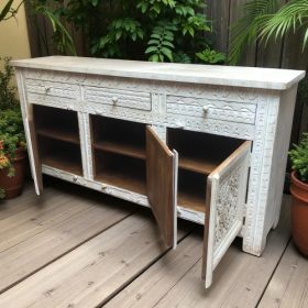 k82 7047 indian furniture elegant white sideboard inside