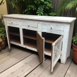 k82 7047 indian furniture elegant white sideboard inside