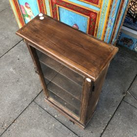 k82 7049 indian furniture slim teak glass door unit cabinet