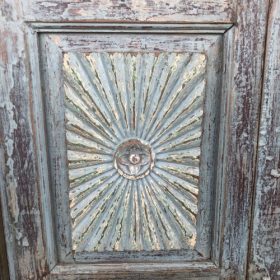 k82 7053 indian furniture sunburst teak door cabinet carvings