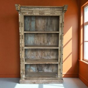 k82 7055 indian furniture exquisite corbel bookcase front