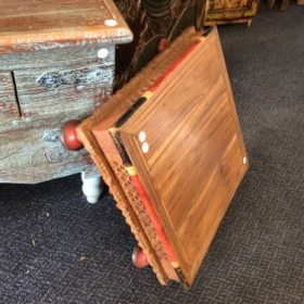 k82 7070c a indian furniture carved low bajot tables grain