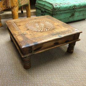 k82 7070c b indian furniture carved low bajot tables main